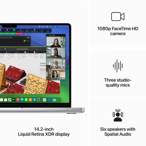 Laptop APPLE MacBook Pro (2023) 14", M3 8C/10G 8GB/1TB, Silver, IT KB (MR7K3)