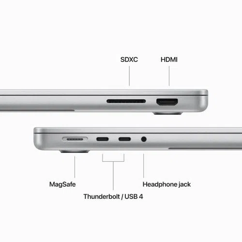 Laptop APPLE MacBook Pro (2023) 14", M3 8C/10G 8GB/1TB, Silver, IT KB (MR7K3)