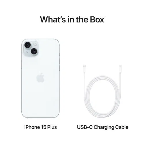 Mobilni telefon APPLE iPhone 15 Plus 256GB, 6.7", Modra (MU1F3)