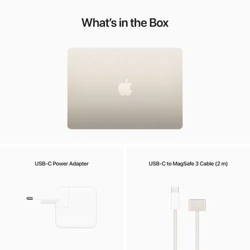 Prenosni računalnik APPLE MacBook Air (2022) 13,6", M2 8C/10G 8GB/512GB, Starlight, IT KB (MLY23)