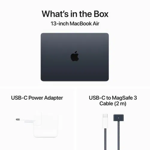Prenosni računalnik APPLE MacBook Air (2024) 13.6", M3 8C/10G 16GB/512GB, Midnight, IT KB (MXCV3)