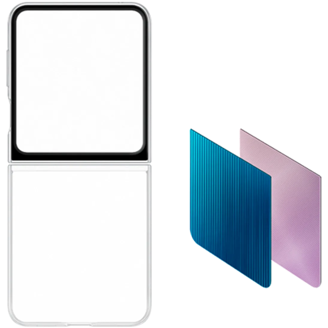 Maskica SAMSUNG Flipsuit Silikon Zadnja Ohišja SAMSUNG Galaxy Z Flip 5 (EF-ZF731CT