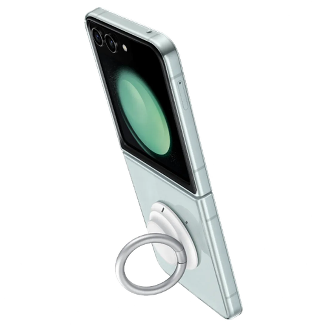 Maskica SAMSUNG Gadget TPU Zadašnji Pokrov Prosojen SAMSUNG Galaxy Z Flip 5 (EF-XF