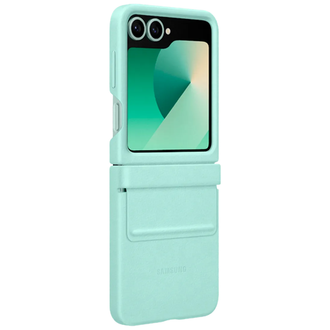Maskica SAMSUNG Pu-Leather Back Cover Mint SAMSUNG Galaxy Z Flip 6 (EF-VF741PMEG