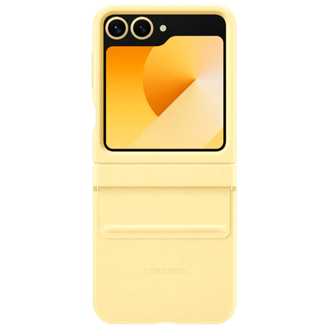 Maskica SAMSUNG Pu-Leather Back Cover Yellow SAMSUNG Galaxy Z Flip 6 (EF-VF741PY