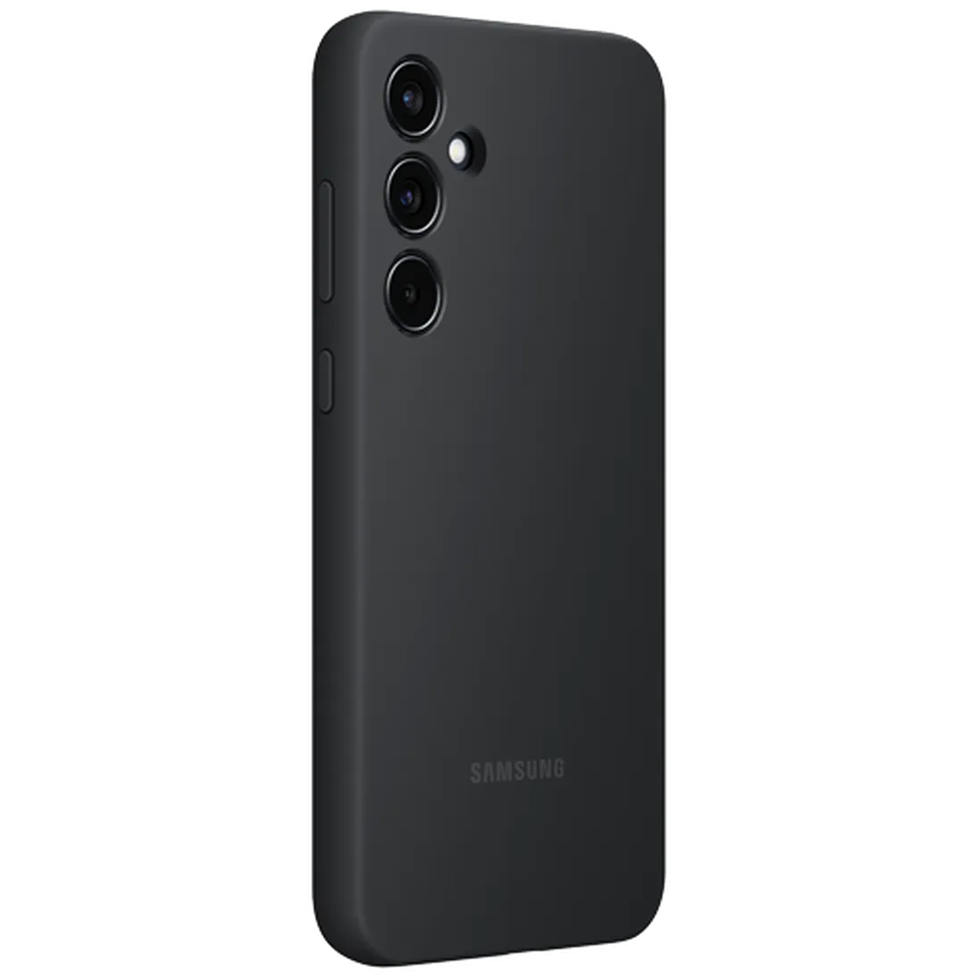 Maskica SAMSUNG Silikonska Zadnja Dvostranska Črna SAMSUNG Galaxy A55 5G, (EF-PA556TBEGWW