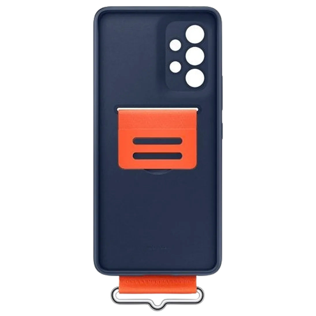Masica SAMSUNG Silikonska zadnja prekrivala z trakom modra SAMSUNG Galaxy A53 5G (EF-GA