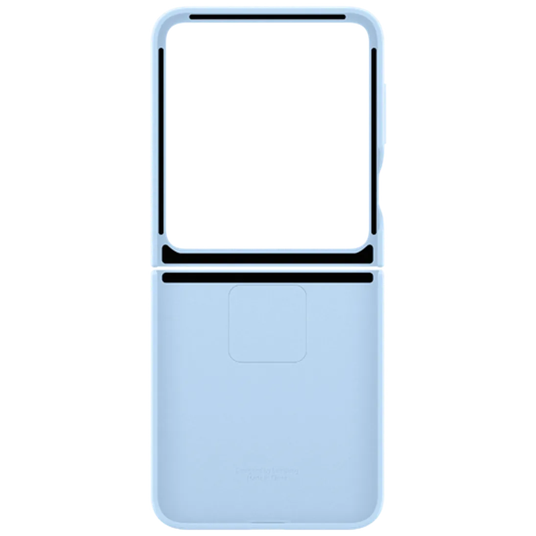 Maskica SAMSUNG Silikonska Zadnja Ohišja s Prstnom Zaponko Modra SAMSUNG Galaxy Z Flip 6 (EF-P