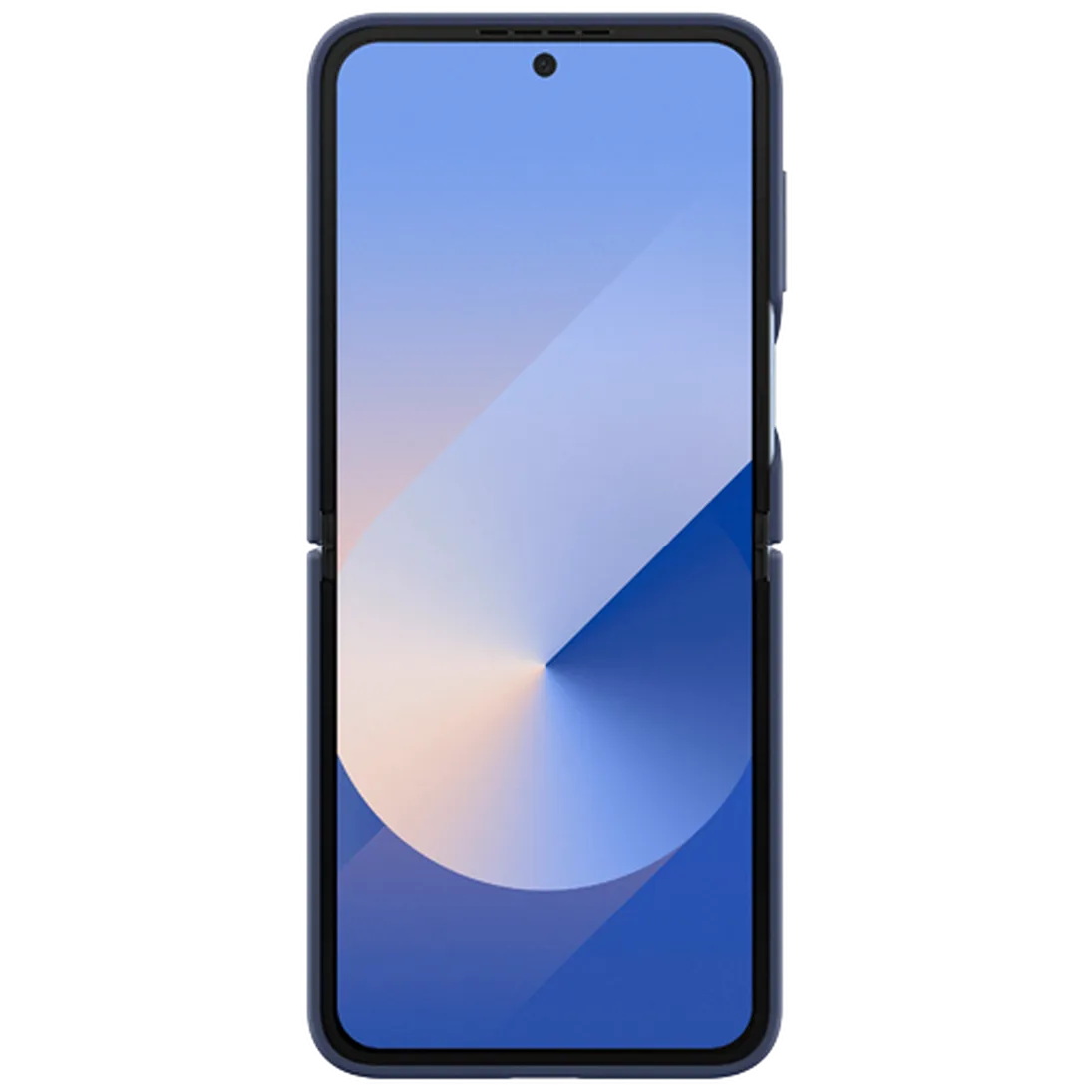 Maskica SAMSUNG Silikonska zadnja prevleka z obročem temno modra SAMSUNG Galaxy Z Flip 6