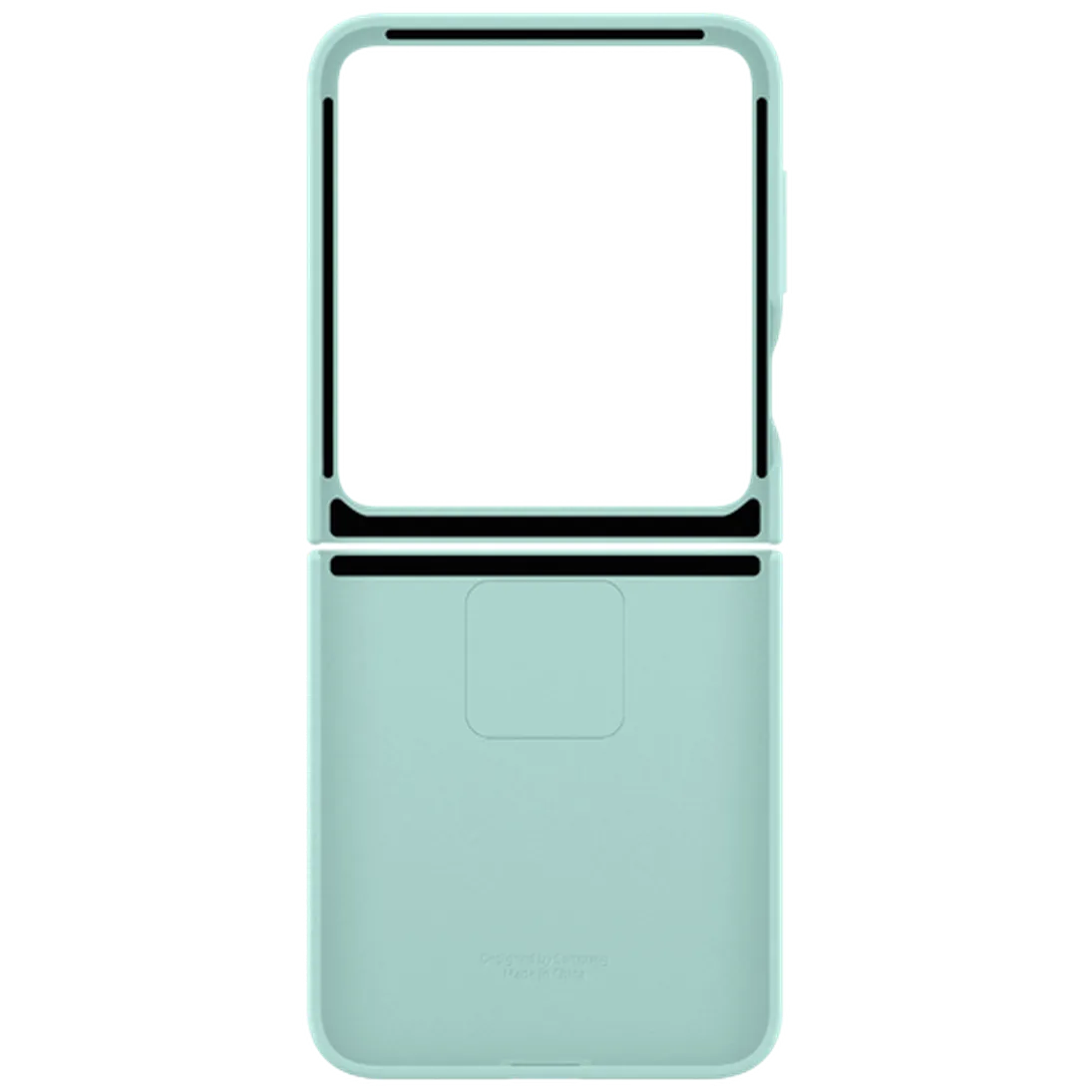 Maskica SAMSUNG Silikonska zadnja prevleka z obročkom Mint SAMSUNG Galaxy Z Flip 6 (EF-P