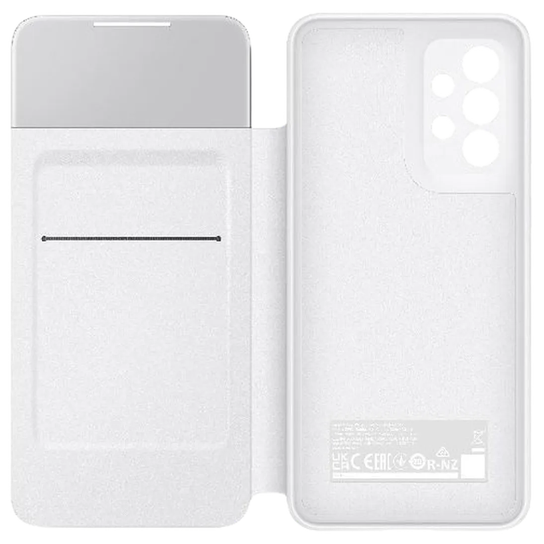 Maskica SAMSUNG Smart S View Kunststof Knjiga Ohišje Belo SAMSUNG Galaxy A33 5G (EF