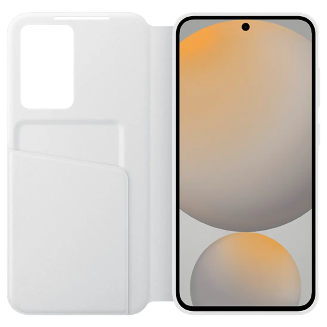 Maskica SAMSUNG Smart View PC Knjiga Primer Bel SAMSUNG Galaxy S24 FE (EF-ZS721CWE