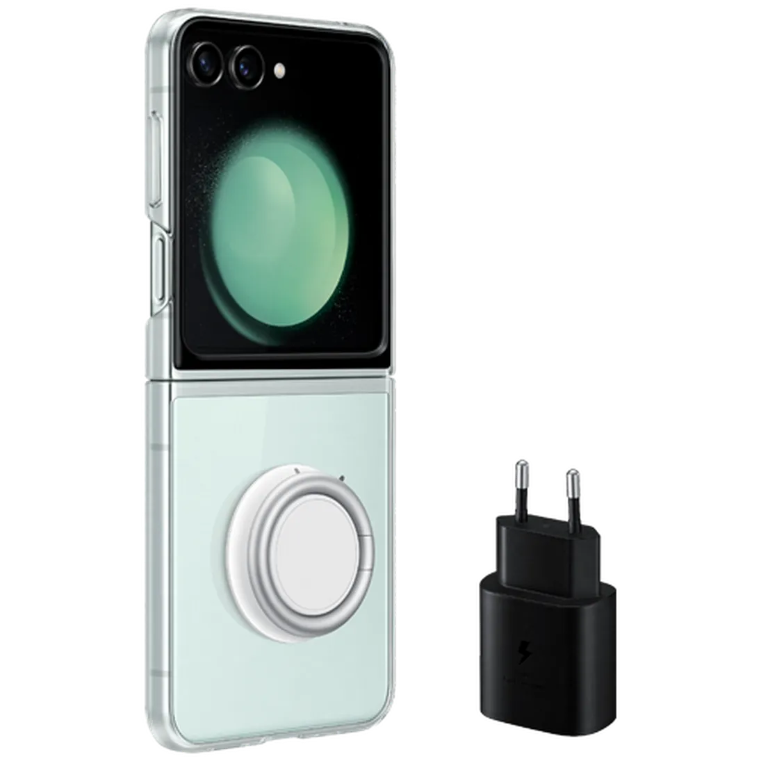 Maskica SAMSUNG Starter Pack Prosojna SAMSUNG Galaxy Z Flip 5 (EF-XF73KKTEGWW