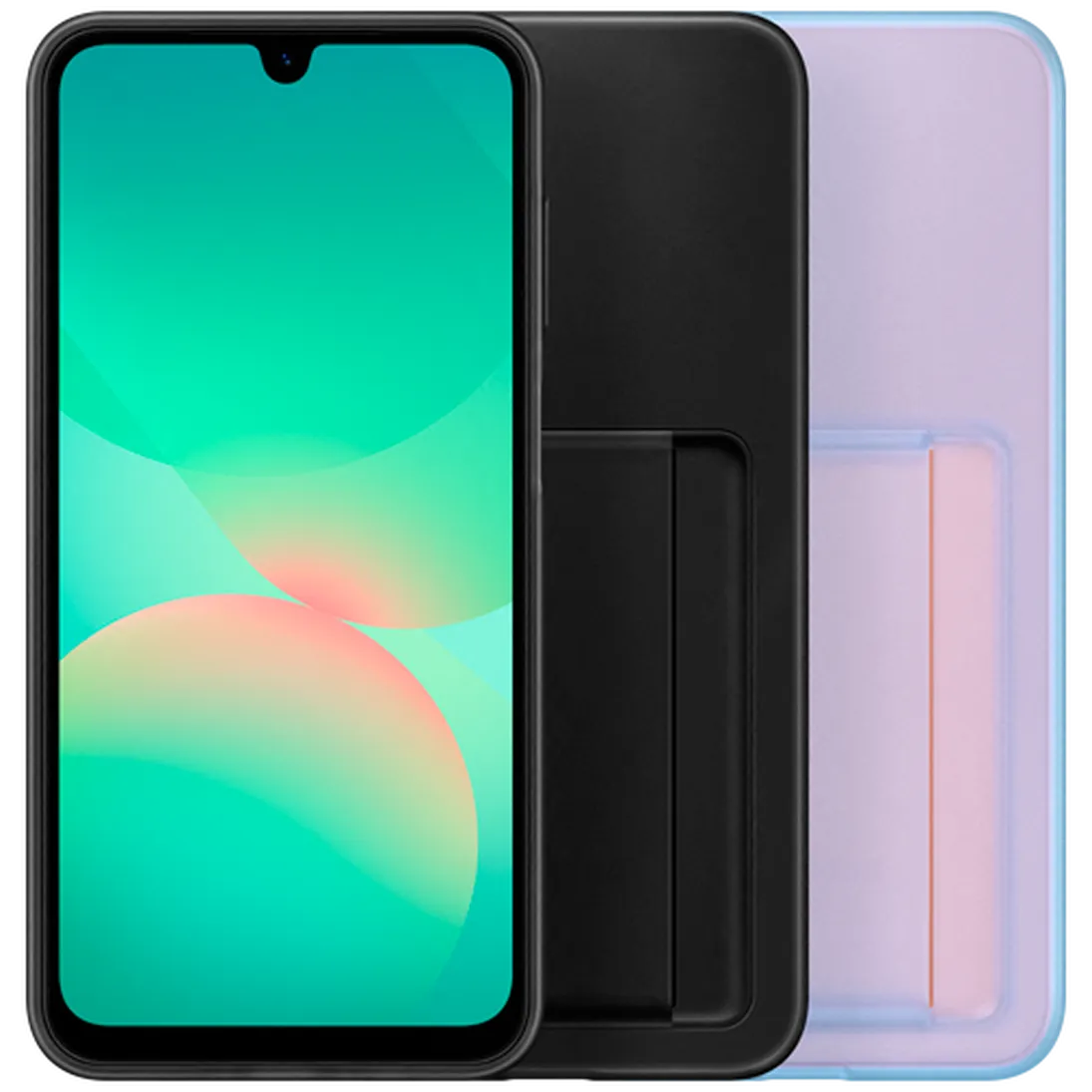 Maske SAMSUNG TPU Slot za kartice Hrbtna zaščita Črna SAMSUNG Galaxy A26 (EF-OA266TBEGW