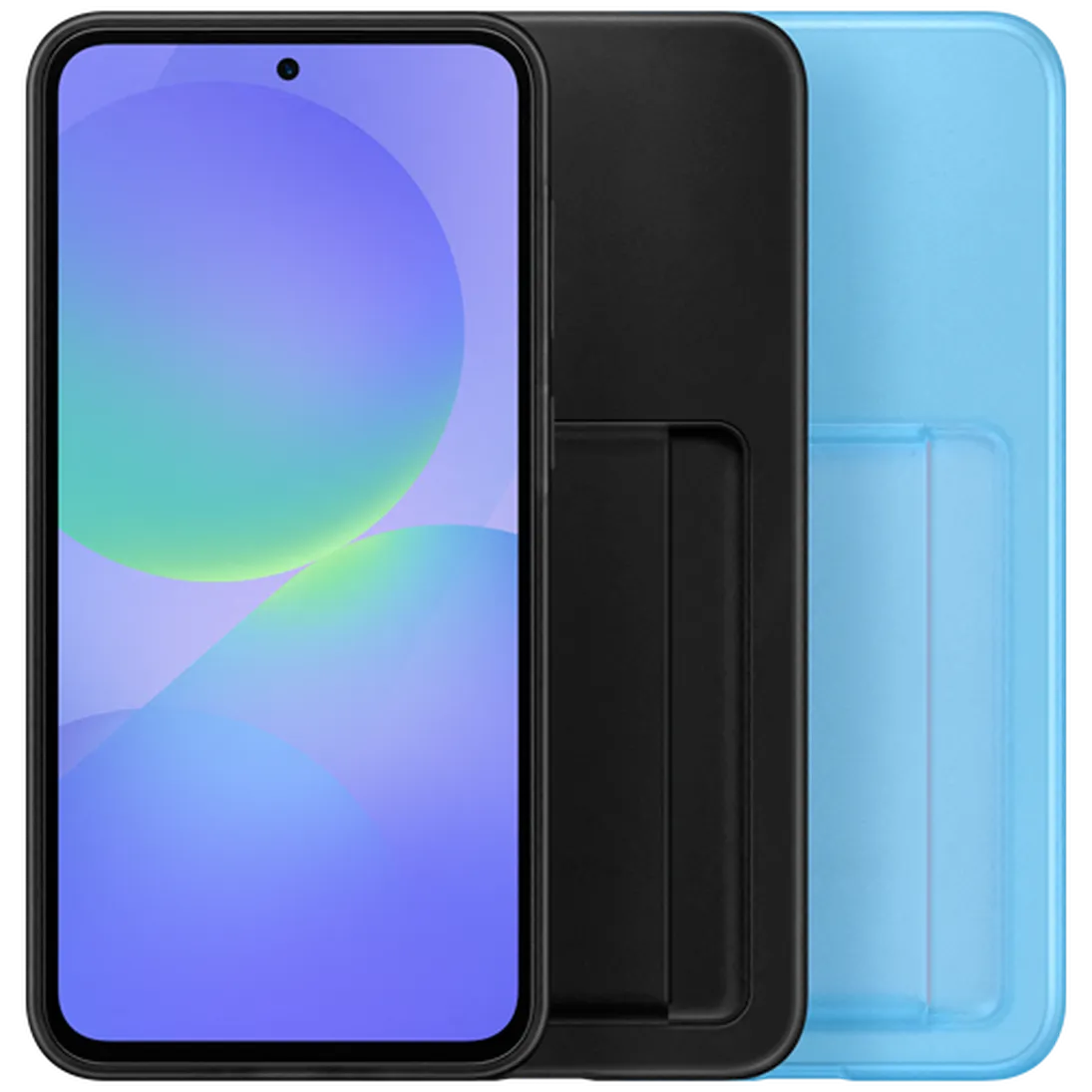 Maskica SAMSUNG TPU Slot za kartico Zadnja prevleka Črna SAMSUNG Galaxy A36 5G (EF-OA366TB