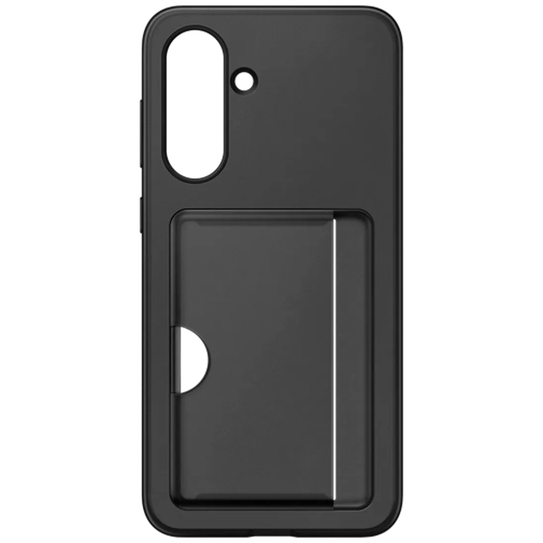 Maskica SAMSUNG TPU Slot za kartico Zadnja prevleka Črna SAMSUNG Galaxy A36 5G (EF-OA366TB