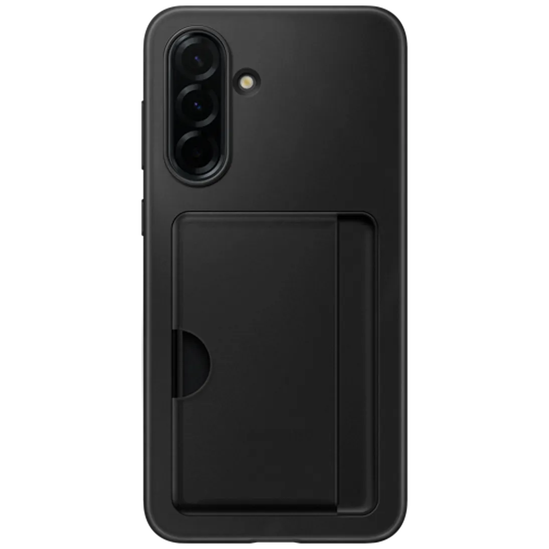 Maskica SAMSUNG TPU Slot za kartico Zadnja prevleka Črna SAMSUNG Galaxy A36 5G (EF-OA366TB