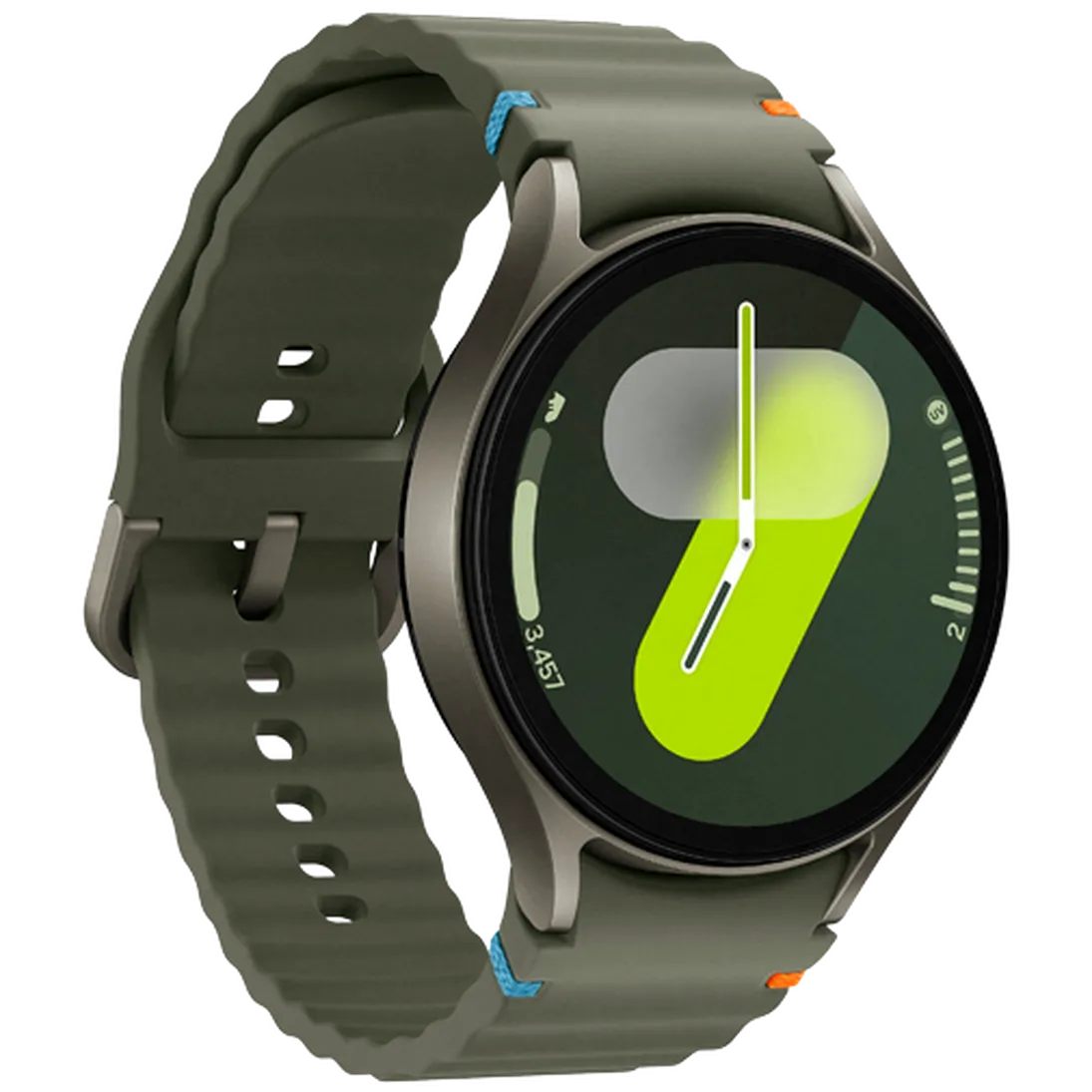 Pametne ure SAMSUNG Galaxy Watch 7 40mm Zelena (Zelena gumijasta naramnica) (SM-L300NZGAE