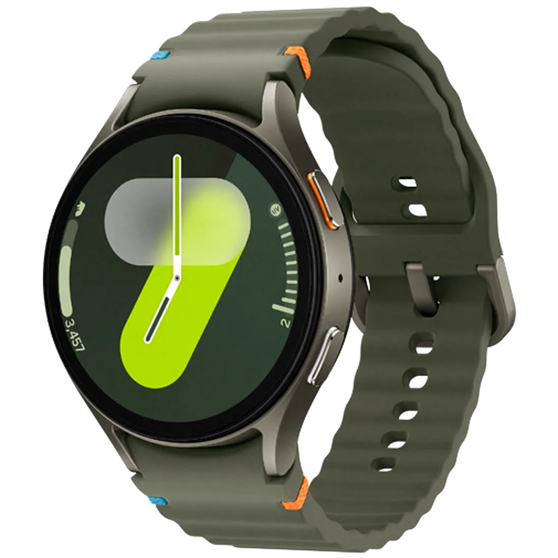 Pametne ure SAMSUNG Galaxy Watch 7 40mm Zelena (Zelena gumijasta naramnica) (SM-L300NZGAE