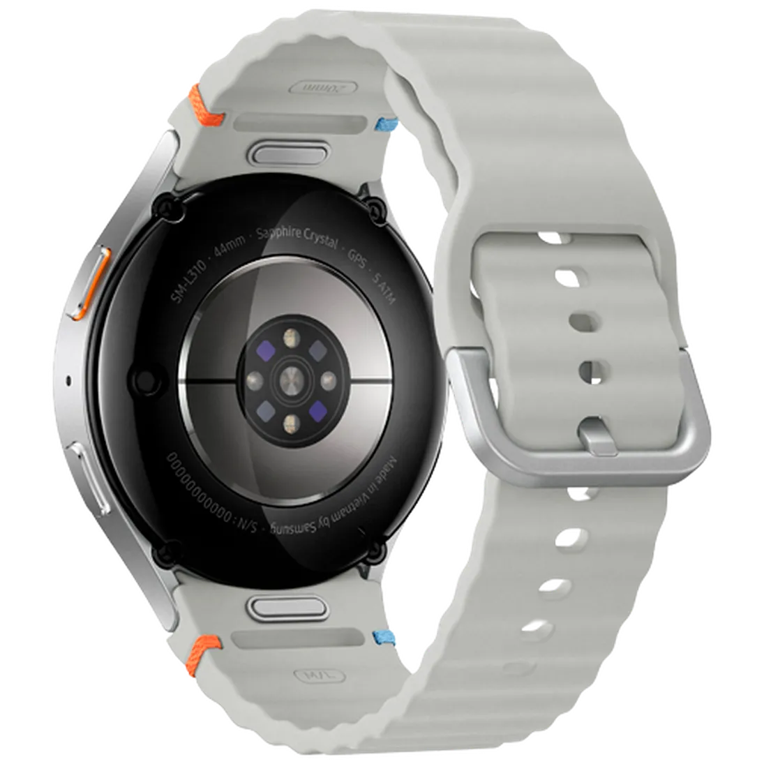 Pametni ura SAMSUNG Galaxy Watch 7 44mm Srebrna (Srebrna gumijasta zapestnica) (SM-L310NZS