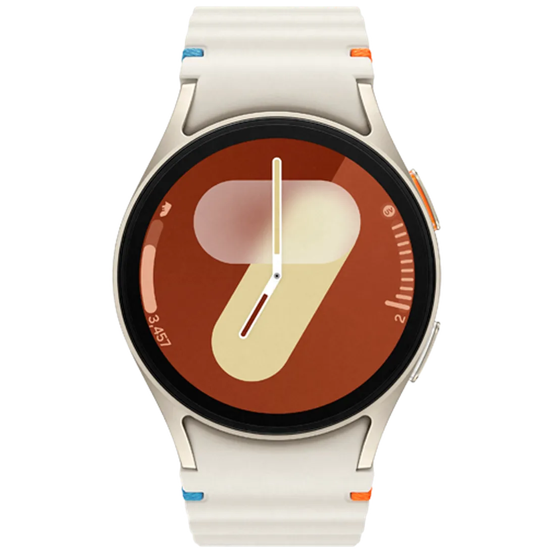 Pametni ura SAMSUNG Galaxy Watch 7 4G 40mm Bež (Bela gumijasta zapestnica) (SM-L305FZ