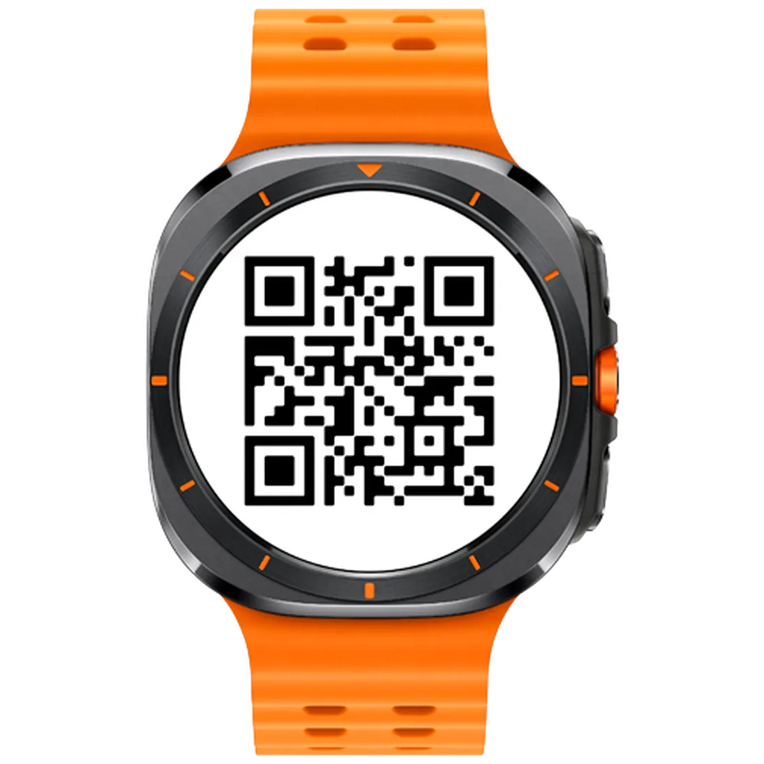 Pametni ura SAMSUNG Galaxy Watch Ultra Titanium Grey (Oranžni gumijast pas) (SM-L