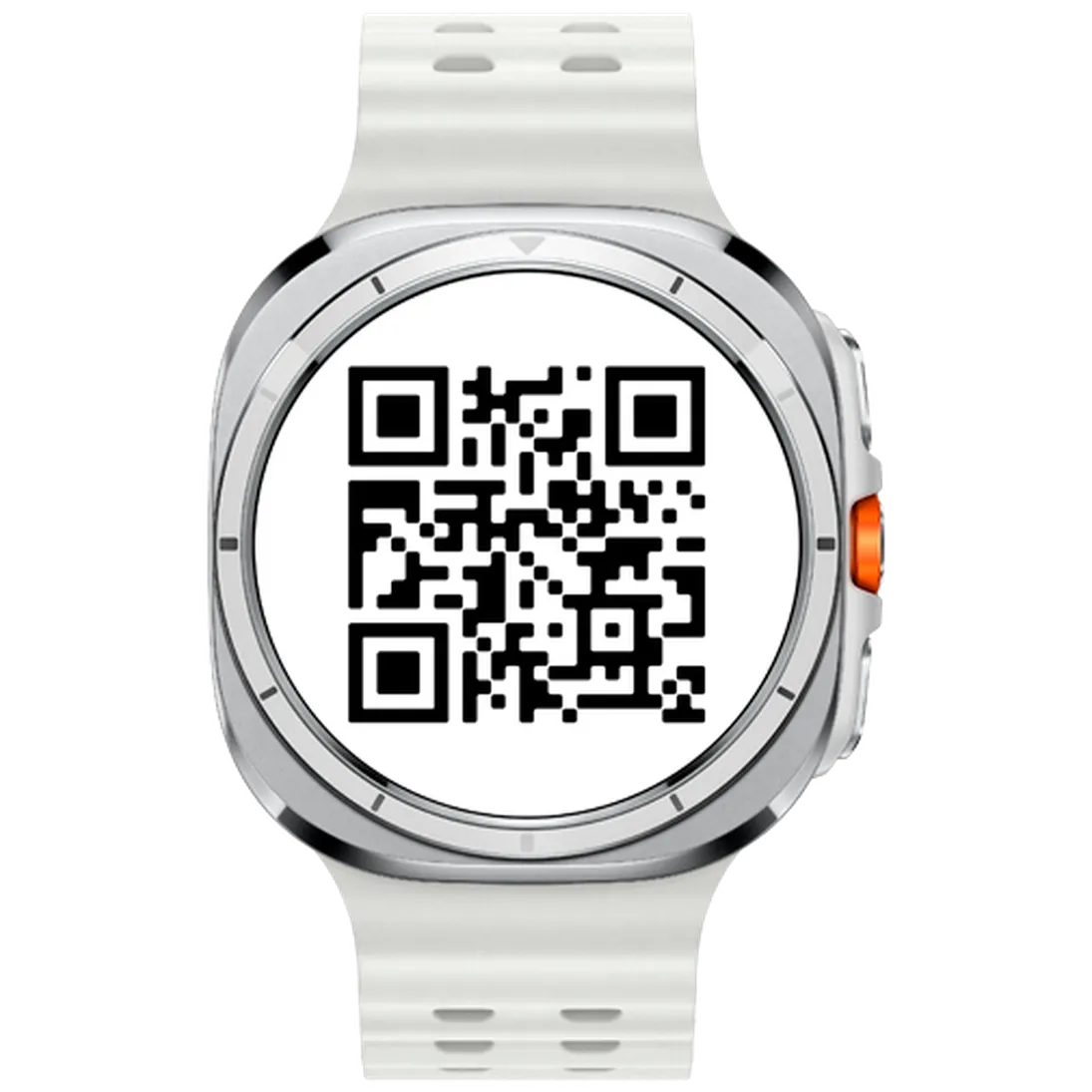 Pameten ura SAMSUNG Galaxy Watch Ultra Titanium White (Bela gumijasta naramnica) (SM-L