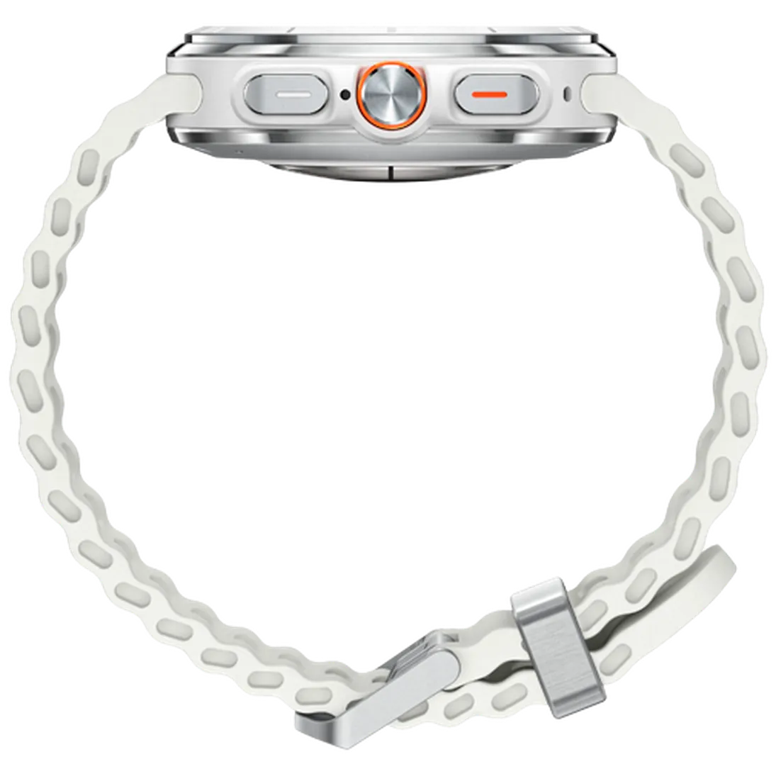 Pameten ura SAMSUNG Galaxy Watch Ultra Titanium White (Bela gumijasta naramnica) (SM-L