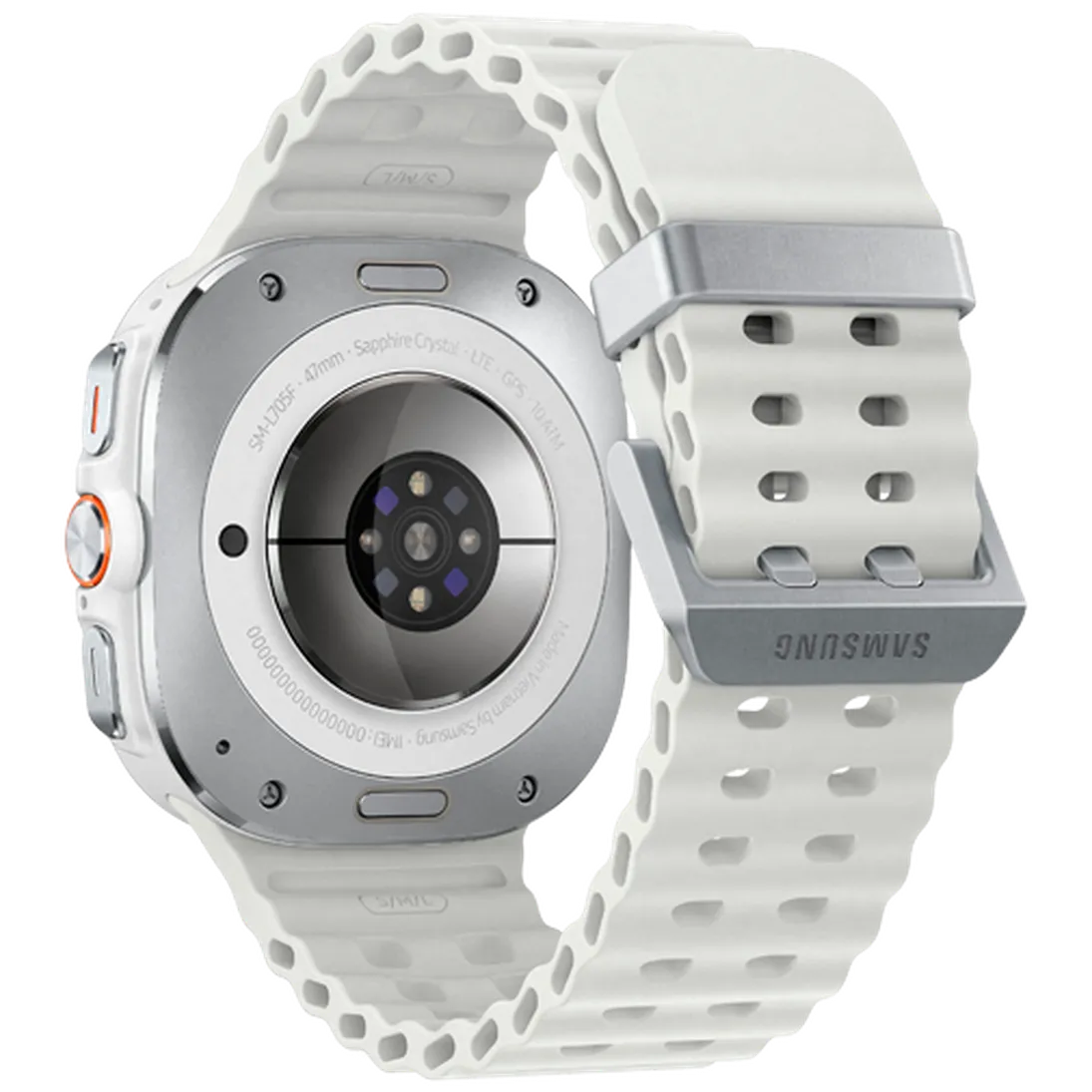 Pameten ura SAMSUNG Galaxy Watch Ultra Titanium White (Bela gumijasta naramnica) (SM-L