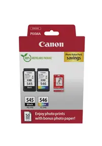 Canon PG-545 + CL-546 Multipack (8287B008) original tinte + 50 list. foto papir