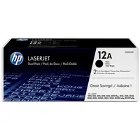 HP Q2612AD / 12AD Dvojni Paket Črni originalni tonerji