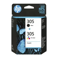 HP 305 BK + 305 Tricolor (6ZD17AE) Multipack originalne tinte