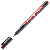 MARKER OHP permanentni 0,3mm EDDING 140 S rdeči za folijo, okrogel vrh