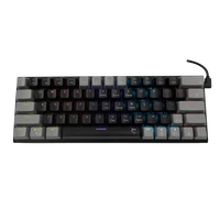 Tipkovnica WHITE SHARK GK-002122 WAKIZASHI, SI, BLUE SW, črno/sivo