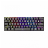 Tipkovnica WHITE SHARK GK-2022 SHINOBI, mehanska, HR, RED SW, črna