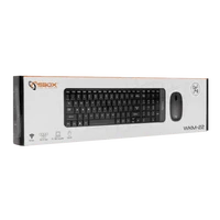 Tipkovnica + Miš SBOX WKM-22, brezžični, US