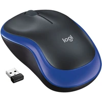 Miška LOGITECH M185, brezžična, modra (910-002239)