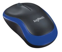 Miška LOGITECH M185, brezžična, modra (910-002239)