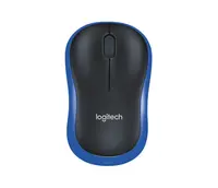Miška LOGITECH M185, brezžična, modra (910-002239)