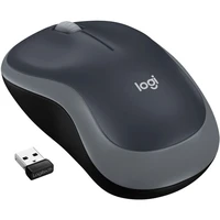 Miška LOGITECH M185, brezžična, siva (910-002238)