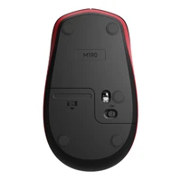 Miška LOGITECH M190 brezžična, rdeča (910-005908)