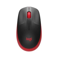 Miška LOGITECH M190 brezžična, rdeča (910-005908)