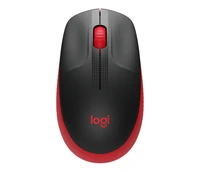 Miška LOGITECH M190 brezžična, rdeča (910-005908)