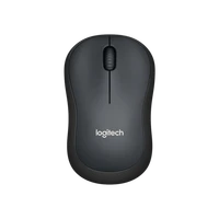 Miška LOGITECH M220 Silent, brezžična, črna (910-004878)