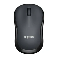 Miška LOGITECH M220 Silent, brezžična, črna (910-004878)