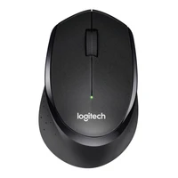 Miška LOGITECH M330 Silent Plus, brezžična, črna (910-004909)