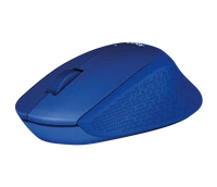 Miška LOGITECH M330 Silent Plus, brezžična, modra (910-004910)