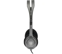 Slušalke za PC LOGITECH H110, 3.5mm, srebrno-črne (981-000271)