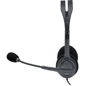 Slušalke za PC LOGITECH H111, stereo, 3.5mm, sive (981-000593)