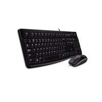 Tipkovnica + miš LOGITECH MK120, žični, črni (920-002549)